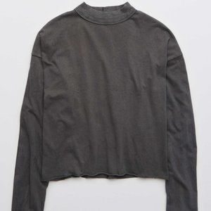Grey mock neck Sweater